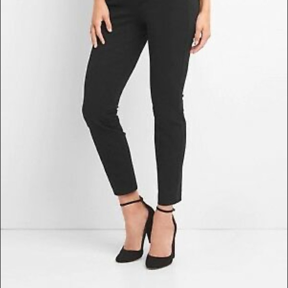 Gap black stretch high waist skinny pants sz 08R